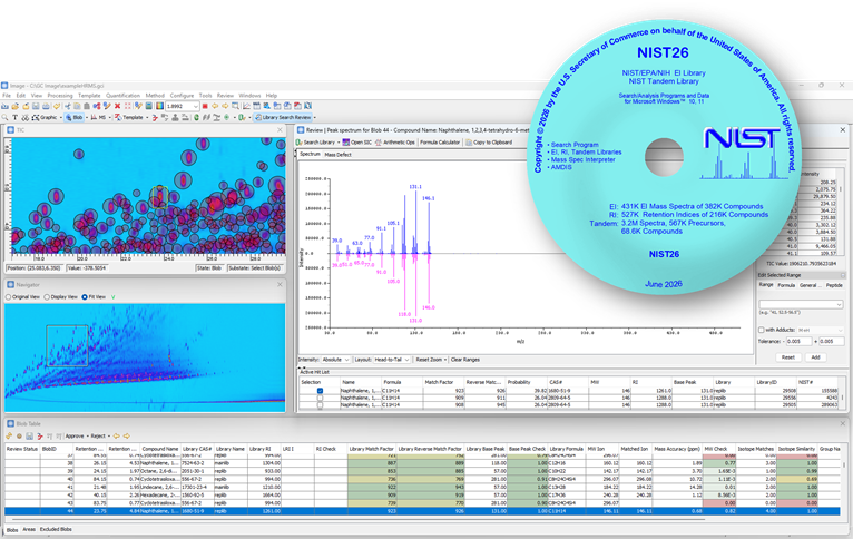 NIST 2026 Mass Spectral Library Support