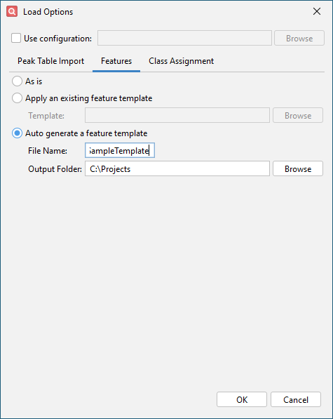 Feature Options